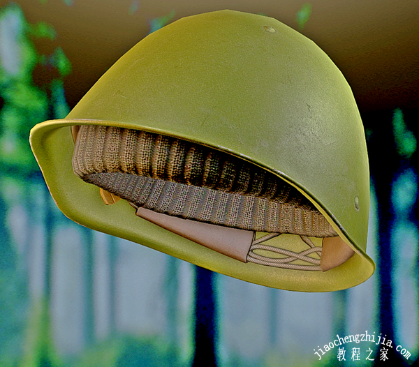 10 6 ssh-68头盔(1968钢盔)小绿盔,前期的主要头盔之一,标准的三级头