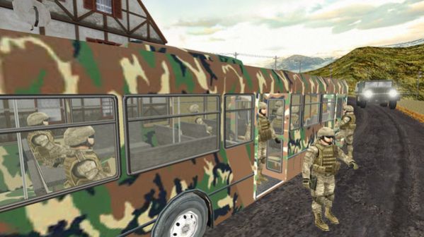 军用巴士模拟器游戏下载_军用巴士模拟器游戏中文版下载 运行截图2