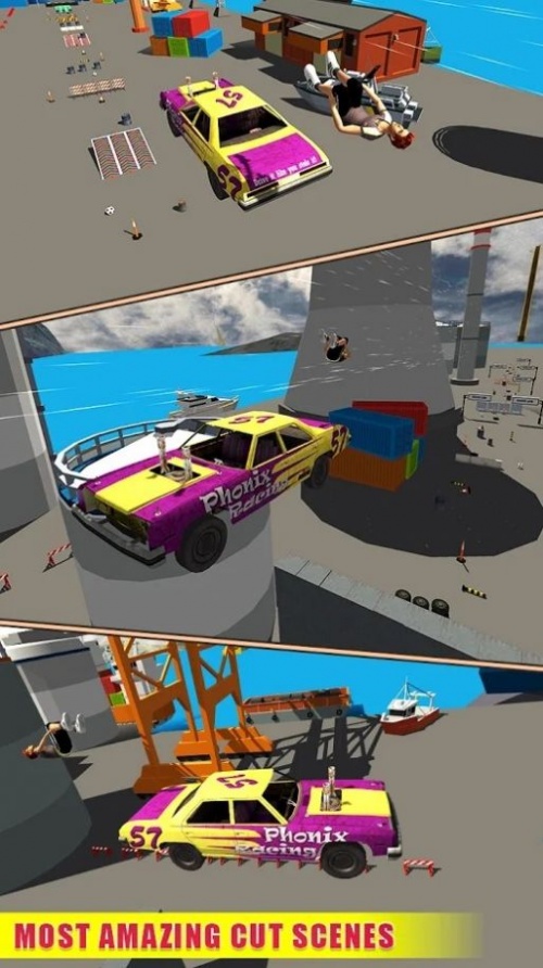 大坡道汽车跳跃游戏下载_大坡道汽车跳跃游戏最新安卓版v0.04 运行截图3