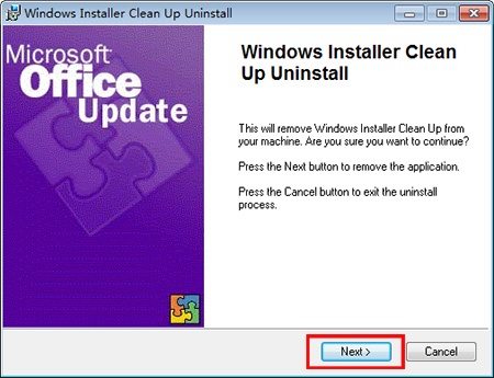 windows installer clean up Utility下载_windows installer clean up Utility清理软件最新版v1.0 运行截图1