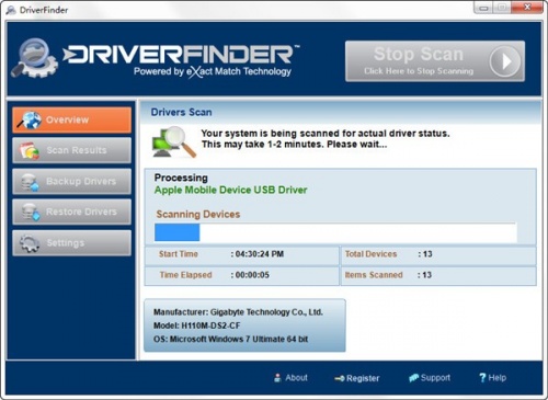 DriverFinder下载_DriverFinder驱动管理软件最新版v4.1.0 运行截图2