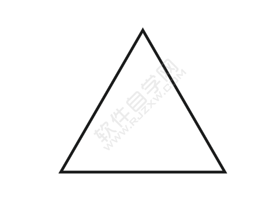 ps怎么做三角图形