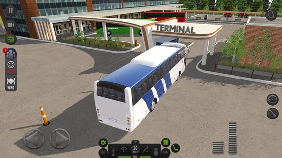 公交车模拟器2020破解版下载-(真实的)公交车模拟器2021无限金币版本下载 运行截图1