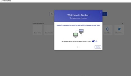 Beaker浏览器下载_Beaker浏览器燃杯最新版v1.1 运行截图1