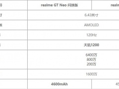 realmeGTNeo闪速版和realmeGTNeo有什么区别 区别对比后就知道如何选择了