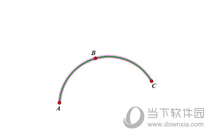 几何画板如何画出弧的中点