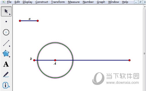 几何画板中如何让一个圆移动