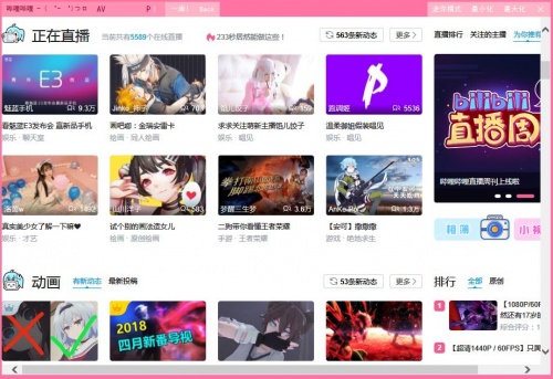 bilibili uwp客户端下载_bilibili uwp客户端最新免费电脑最新版v1.3.12 运行截图1