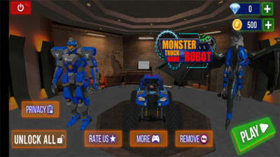 怪兽卡车机器人游戏免费下载-怪兽卡车机器人安卓下载v1.2.2 运行截图3