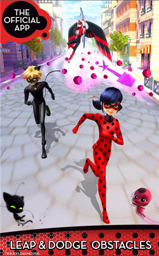 瓢虫少女和黑猫小子跑酷破解版|瓢虫少女和黑猫小子游戏系列下载 运行截图2