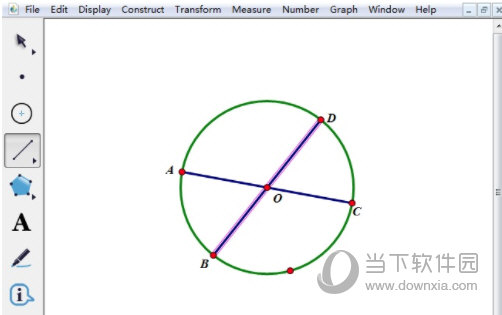 几何画板怎么作相交直线绕交点旋转
