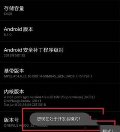 一加7pro如何启用开发者选项 一键开启手机开发者选项方法