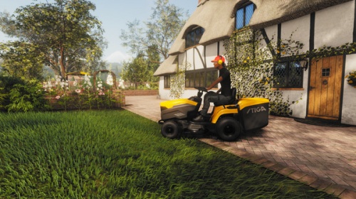 草坪割草模拟器中文版-草坪割草模拟器Lawn Mowing Simulator预约 运行截图4