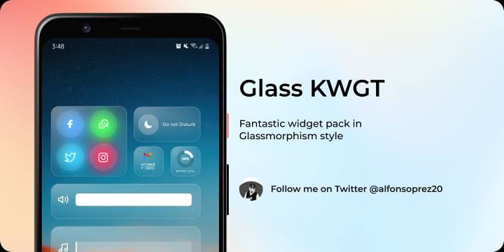 GlassKWGT软件下载_GlassKWGT最新版下载v1.1 安卓版 运行截图1