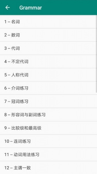 英语语法学习软件下载_英语语法学习最新版下载v5.2 安卓版 运行截图1