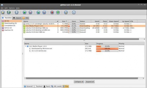 qBittorrent 4.3.5下载_qBittorrent 4.3.5(BT下载工具)免费纯净最新版v4.3.5.10 运行截图1