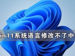 Win11系统语言修改不了中文怎么办？Win11系统的语言设置教程