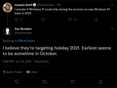 Windows 11稳定版怎么时候发布? 十月之前不会发布