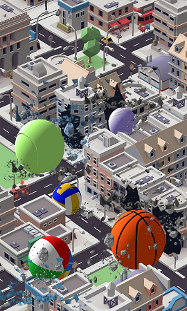 巨型篮球城市破坏游戏下载_巨型篮球城市破坏手游安卓版下载v1.0 安卓版 运行截图1