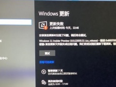windows11更新遇到错误怎么解决 windows11更新遇到错误解决方法