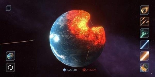 星球毁灭模拟器2021最新版下载|星球毁灭模拟器(隐藏星球)新版去广告下载v1.4.1 运行截图1
