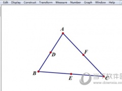 几何画板如何用画九点圆 绘制方法介绍