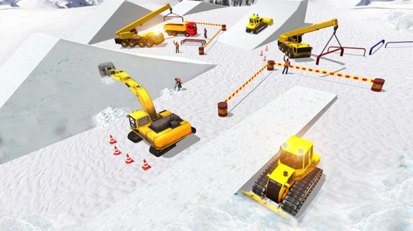 雪山挖掘机模拟器游戏下载_雪山挖掘机模拟器手游最新版下载v1.1 安卓版 运行截图1