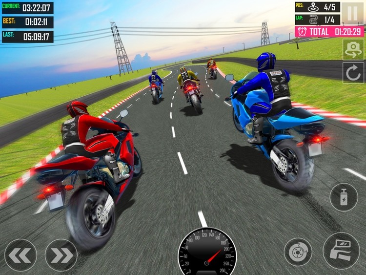 真实摩托车模拟器3D游戏下载_真实摩托车模拟器3D下载 运行截图1