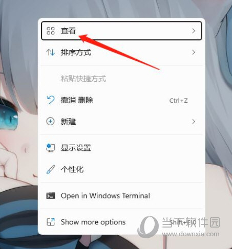 Windows11怎么设置小图标