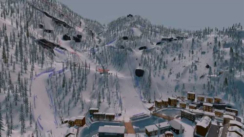 高山滑雪模拟器游戏下载-高山滑雪模拟器中文版手机下载 运行截图2