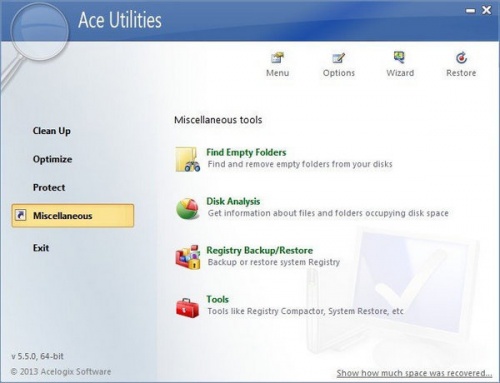 Ace Utilities系统优化软件软件下载_Ace Utilities系统优化软件 v6.6.0 运行截图1