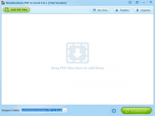 Wondershare PDF to Excel（pdf转excel转换器）软件下载_Wondershare PDF to Excel（pdf转excel转换器） v4.0.1 运行截图1