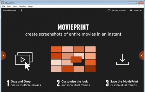 MoviePrint(电影缩略图生成)软件下载_MoviePrint(电影缩略图生成) v0.2.16 运行截图1