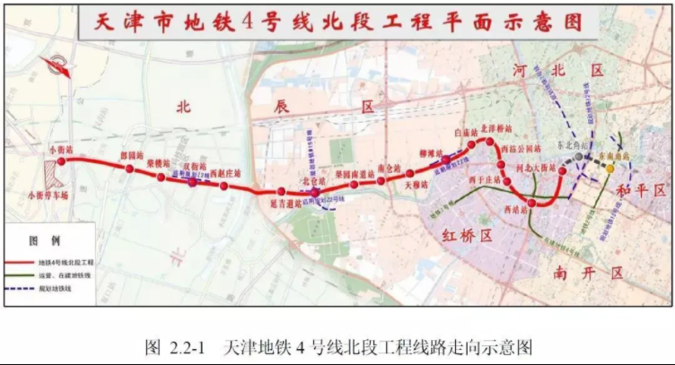 天津地铁6号线二期什么时候通车 预计年底前会正式开通
