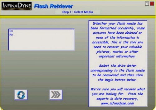 Flash Retriever(文件恢复软件)软件下载_Flash Retriever(文件恢复软件) v1.0.0.21 运行截图1