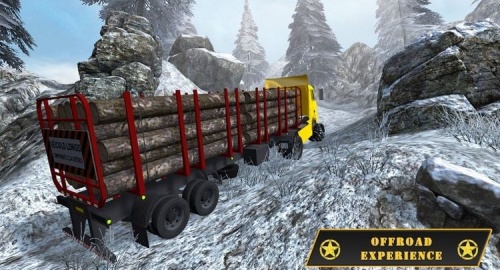雪地卡车货运模拟器2021下载-雪地卡车货运模拟器游戏下载v1.0安卓版 运行截图1