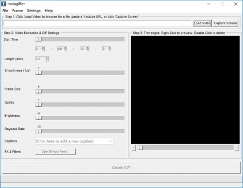 GIF动画制作(Instagiffer)软件下载_GIF动画制作(Instagiffer) v1.75 运行截图1