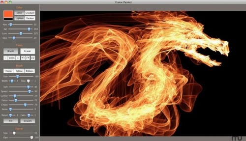 flamepainter2.5汉化下载_flamepainter2.5汉化免费最新版v4.1.0 运行截图2