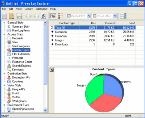 Proxy Log Explorer日志资源管理工具软件下载_Proxy Log Explorer日志资源管理工具 v5.8.1 运行截图1