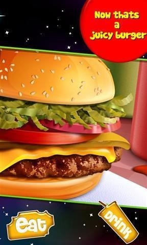 疯狂汉堡快餐店中文安卓版-疯狂汉堡快餐店游戏下载 运行截图1
