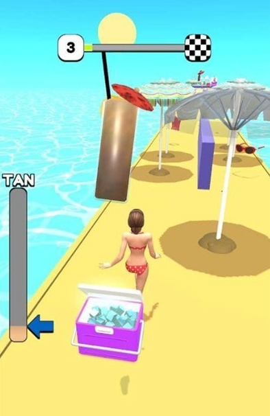 海滩女王跑酷游戏下载-海滩女王跑酷最新版本下载1.0.2 运行截图2