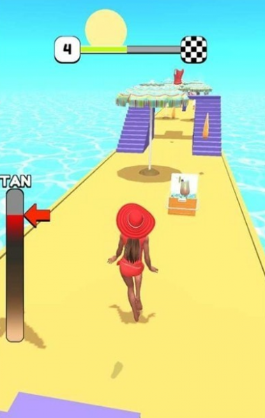 海滩女王跑酷游戏下载-海滩女王跑酷最新版本下载1.0.2 运行截图1