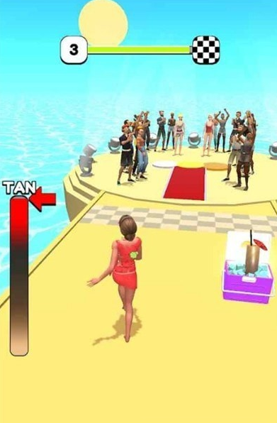 海滩女王跑酷游戏下载-海滩女王跑酷最新版本下载1.0.2 运行截图3