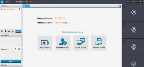 ezTalks(多功能在线视频会议服务器)软件下载_ezTalks(多功能在线视频会议服务器) v3.8.3 运行截图1