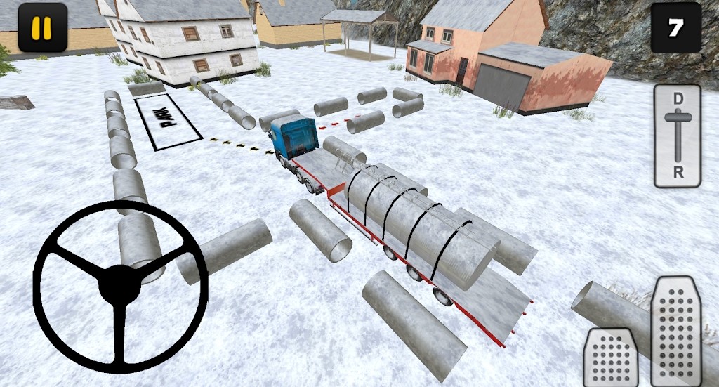 冬天农场卡车3D游戏下载_冬天农场卡车3D手游安卓版下载v1.1 安卓版 运行截图1