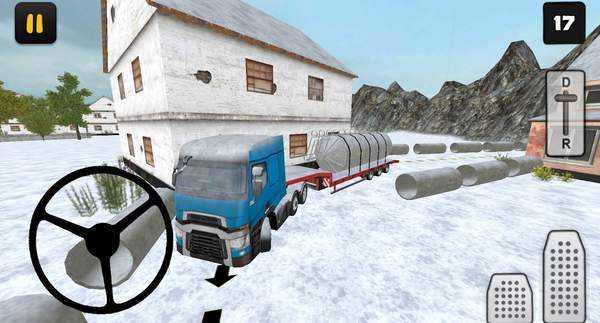 冬天农场卡车3D游戏下载_冬天农场卡车3D手游安卓版下载v1.1 安卓版 运行截图2