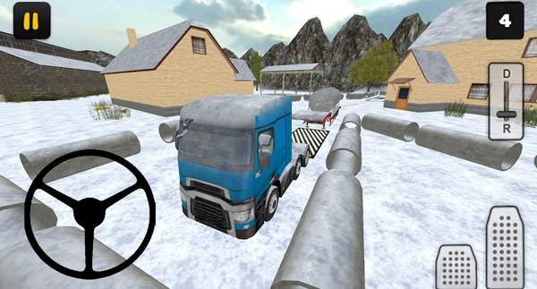 冬天农场卡车3D游戏下载_冬天农场卡车3D手游安卓版下载v1.1 安卓版 运行截图3