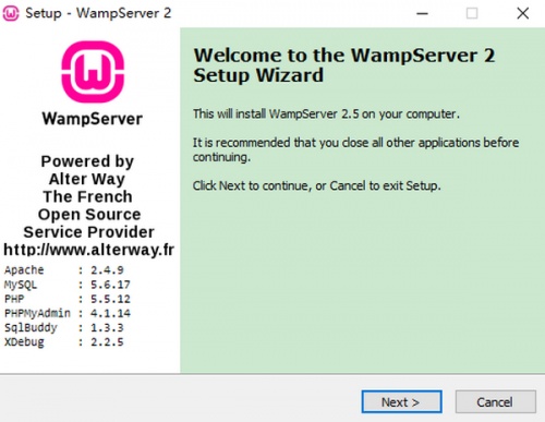 WampServer web开发环境软件下载_WampServer web开发环境 v1.6.1.33 运行截图1