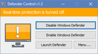 Defender Control下载_Defender Control(Defender关闭工具)最新版v2.0 运行截图4
