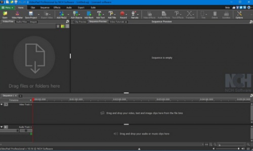 VideoPad Video Editor(视频编辑器)软件下载_VideoPad Video Editor(视频编辑器) v10.54 运行截图1